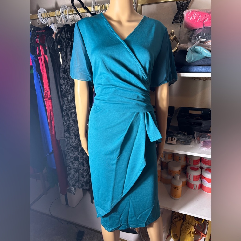 Blue dress